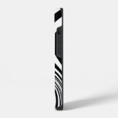Zebra Huid Print Textuur Patroon iPhone Hoesje (Linkerkant)