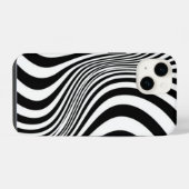 Zebra Huid Print Textuur Patroon iPhone Hoesje (Achterkant horizontaal)