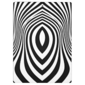 Zebra Huid Print Textuur Patroon Klembord (Achterkant)