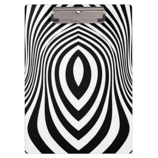 Zebra Huid Print Textuur Patroon Klembord (Voorkant)