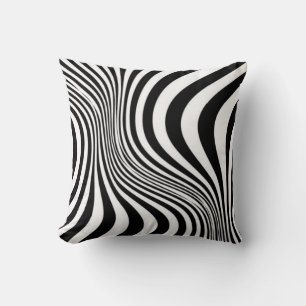 Zebra Huid Print Textuur Patroon Kussen