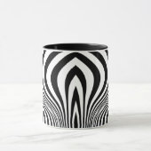Zebra Huid Print Textuur Patroon Mok (Midden)