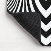 Zebra Huid Print Textuur Patroon Muismat (Hoek)