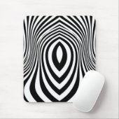 Zebra Huid Print Textuur Patroon Muismat (Met muis)