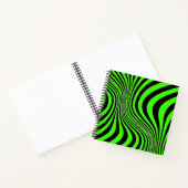 Zebra Huid Print Textuur Patroon Notitieboek (Binnen)