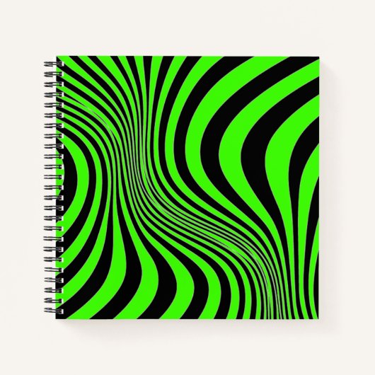 Zebra Huid Print Textuur Patroon Notitieboek (Voorkant)