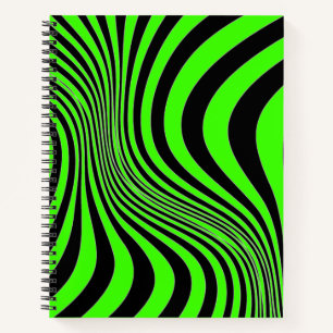 Zebra Huid Print Textuur Patroon Notitieboek