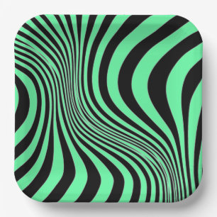 Zebra Huid Print Textuur Patroon Papieren Bordje