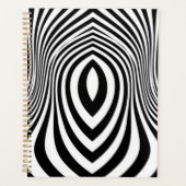 Zebra Huid Print Textuur Patroon Planner (Voorkant)