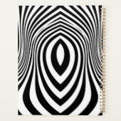 Zebra Huid Print Textuur Patroon Planner (Achterkant)