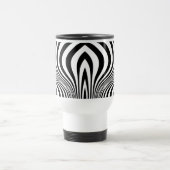 Zebra Huid Print Textuur Patroon Reisbeker (Center)