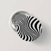Zebra Huid Print Textuur Patroon Ronde Button 3,2 Cm (Voorkant /achterkant)