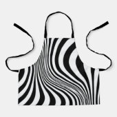 Zebra Huid Print Textuur Patroon Schort (Voorkant)