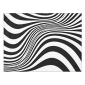 Zebra Huid Print Textuur Patroon Tafelkleed (Voorkant (Horizontaal))