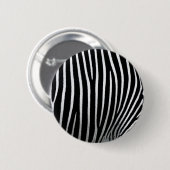 Zebra huid ronde button 5,7 cm (Voorkant /achterkant)