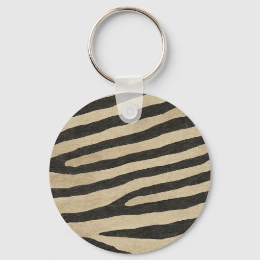Zebra huid sleutelhanger (Voorkant)