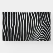 Zebra huid spandoek (Horizontaal)