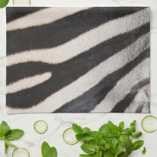 ZEBRA HUID THEEDOEK (Gevouwen)