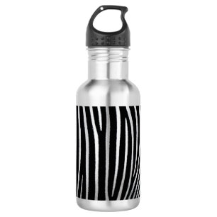 Zebra huid waterfles