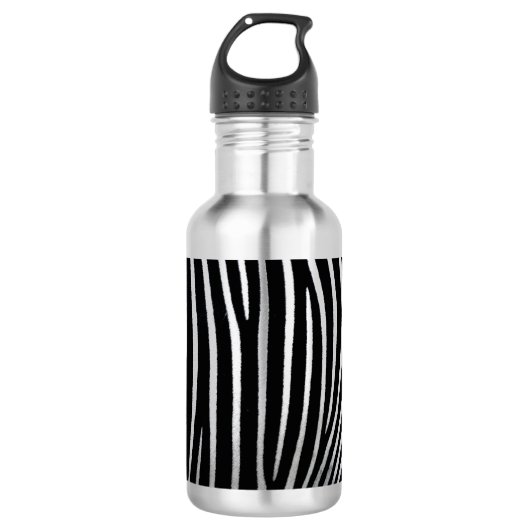 Zebra huid waterfles (Voorkant)