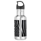 Zebra huid waterfles (Achterkant)