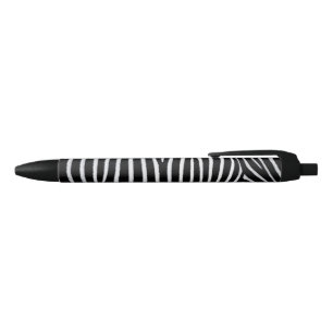 Zebra huid zwarte inkt pen