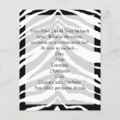 Zebra huidafdruk flyer (Achterkant)