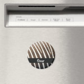 Zebra huidafdruk magneet (Insitu (Vaatwasser))