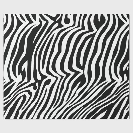 Zebra huidpatroon cadeaupapier (Vlak)