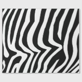 Zebra huidpatroon cadeaupapier (Vlak)