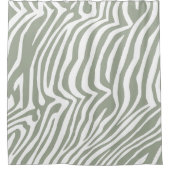 Zebra huidpatroon douchegordijn (Voorkant)