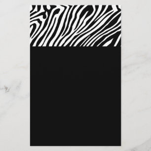Zebra huidpatroon flyer