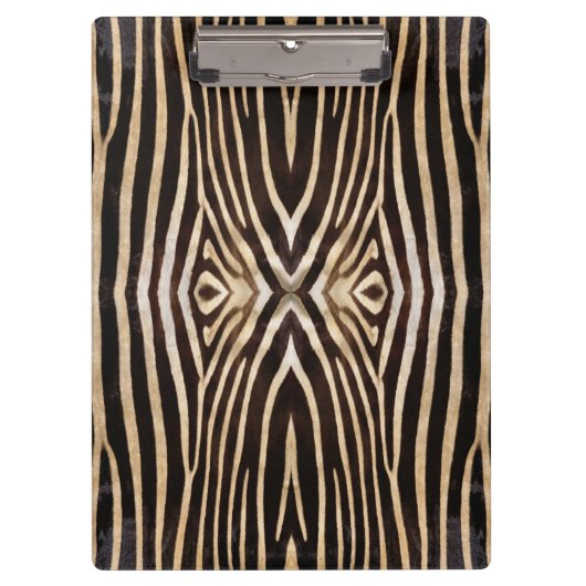 Zebra huidpatroon klembord (Voorkant)