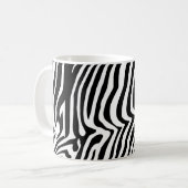 Zebra huidpatroon koffiemok (Voorkant links)