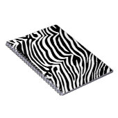 Zebra huidpatroon notitieboek (Rechterzijde)