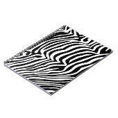 Zebra huidpatroon notitieboek (Linkerzijde)