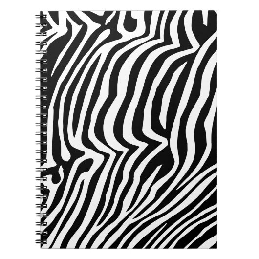 Zebra huidpatroon notitieboek (Voorkant)
