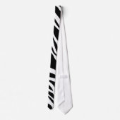 Zebra Huidpatroon Stropdas (Achterkant)