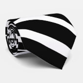 Zebra Huidpatroon Stropdas (Opgerold)