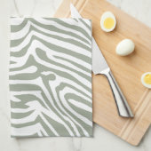 Zebra huidpatroon theedoek (Quarter Fold)