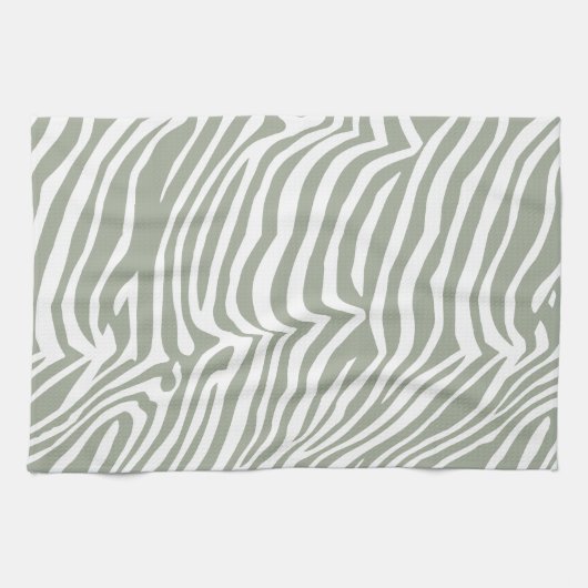 Zebra huidpatroon theedoek (Horizontaal)