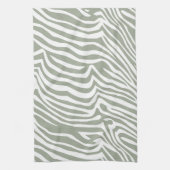 Zebra huidpatroon theedoek (Verticaal)