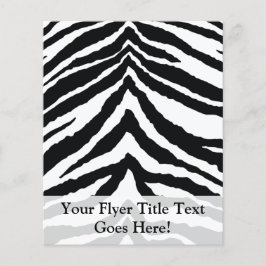 Zebra Huidprint Flyer