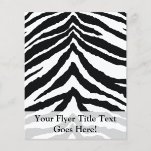 Zebra Huidprint Flyer