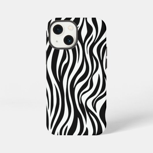 Zebra Huidprint iPhone Hoesje (Achterkant)