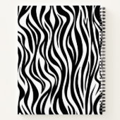 Zebra Huidprint Notitieboek (Achterkant)