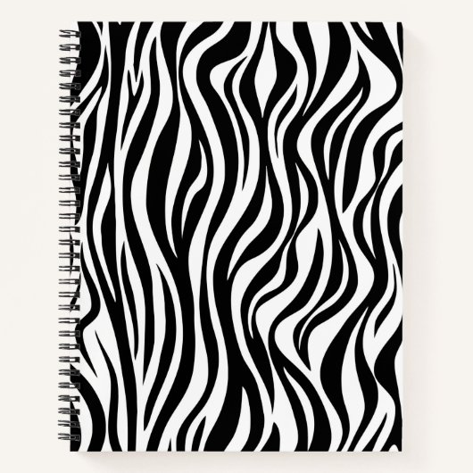 Zebra Huidprint Notitieboek (Voorkant)