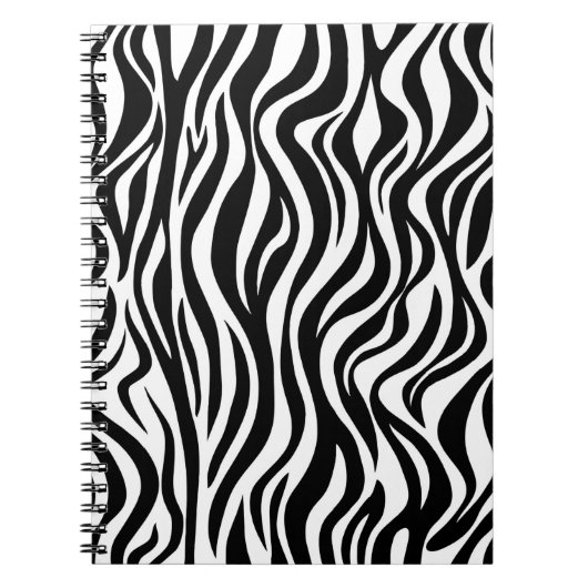 Zebra Huidprint Notitieboek (Voorkant)