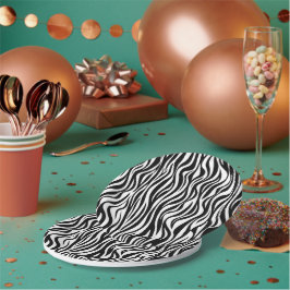 Zebra Huidprint Papieren Bordje