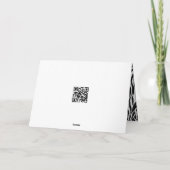 Zebra Humor voor heupvervangende operatie Kaart (Achterkant)